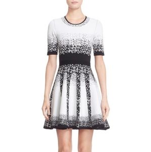 New Yigal Azrouël Jacquard Ombrè Knit Dress L